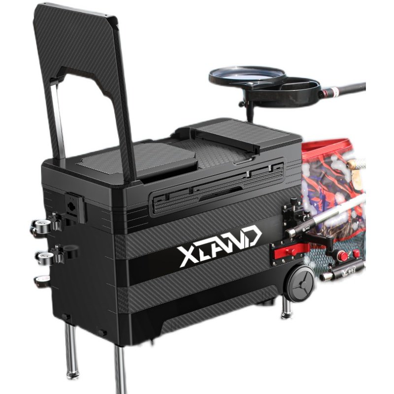 The new 2022 liner box, full of multi-purpose wheeled super-light-and-heavy-fishing crates, is free